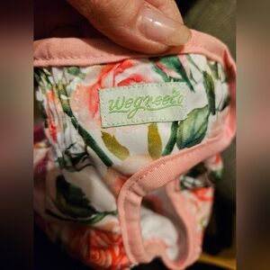 Wegreeco Washable Rose Floral Print Female Doggie Diaper Med